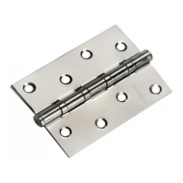 Петля универсальная MS 100X70X2.5-4BB SN стальная, врезная, цвет белый никель, сталь