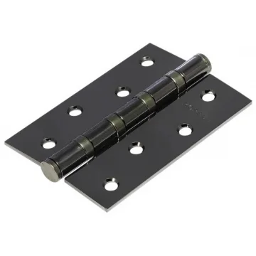 Петля карточная универсальная стальная MS 100X70X2.5-4BB BN, врезная, цвет черный никель, сталь