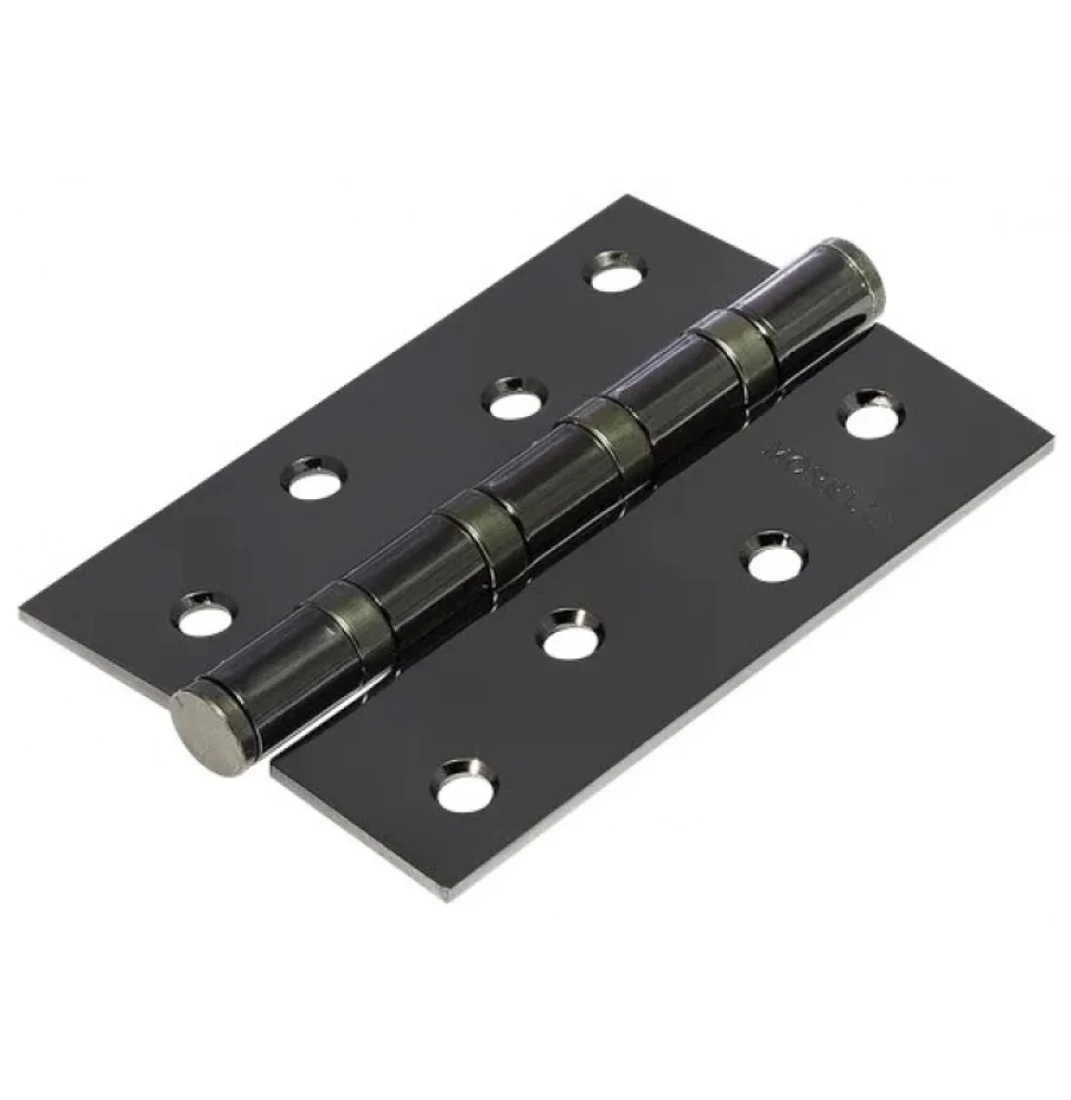 Петля карточная универсальная стальная MS 100X70X2.5-4BB BN, врезная, цвет черный никель, сталь